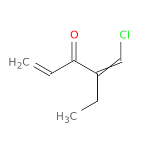 1-Hexen-3-one, 4-(chloromethylene)-