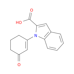 1-(3-Oxocyclohex-1-en-1-yl)-1H-indole-2-carboxylic acid