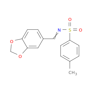 Benzenesulfonamide, N-(1,3-benzodioxol-5-ylmethylene)-4-methyl-