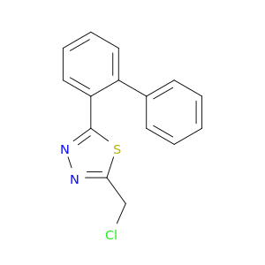 1,3,4-Thiadiazole, 2-[1,1'-biphenyl]-2-yl-5-(chloromethyl)-