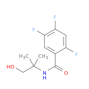 2,4,5-Trifluoro-N-(1-hydroxy-2-methylpropan-2-yl)benzamide