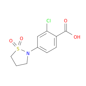 2-氯-4-(1,1-二氧亚基-1Λ6,2-噻唑烷-2-基)苯甲酸
