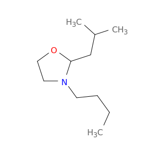 Oxazolidine, 3-butyl-2-(2-methylpropyl)-