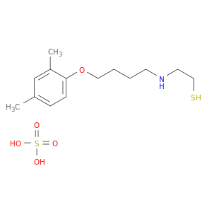 2-((4-(2,4-XYLYLOXY)BUTYL)AMINO)ETHANETHIOL HYDROGEN SULFATE