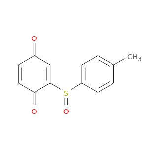 2,5-Cyclohexadiene-1,4-dione, 2-[(4-methylphenyl)sulfinyl]-
