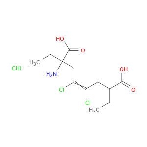 4-Octenedioic acid, 2-amino-4,5-dichloro-2,7-diethyl-, hydrochloride