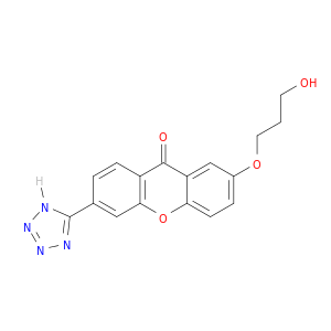 9H-Xanthen-9-one, 2-(3-hydroxypropoxy)-6-(1H-tetrazol-5-yl)-