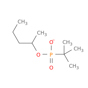 Phosphonic acid, (1,1-dimethylethyl)-, mono(1-methylbutyl) ester