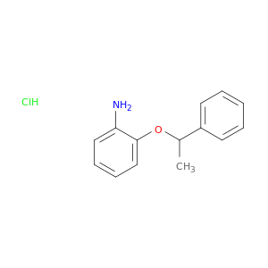 2-(1-phenylethoxy)aniline hydrochloride