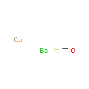 Barium copper platinum oxide
