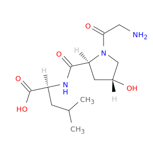 L-Leucine, N-(1-glycyl-trans-4-hydroxy-L-prolyl)-