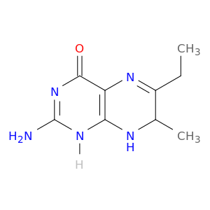 4(1H)-Pteridinone, 2-amino-6-ethyl-7,8-dihydro-7-methyl-