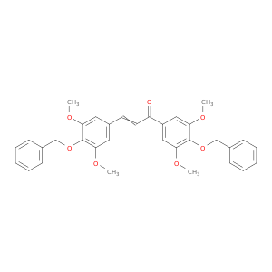 2-Propen-1-one, 1,3-bis[3,5-dimethoxy-4-(phenylmethoxy)phenyl]-