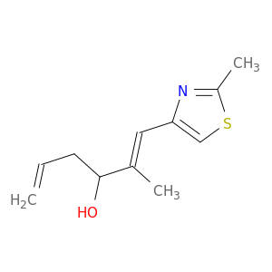 1,5-Hexadien-3-ol, 2-methyl-1-(2-methyl-4-thiazolyl)-, (1E)-