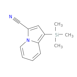 3-Indolizinecarbonitrile, 1-(trimethylsilyl)-