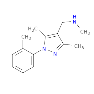 N,3,5-三甲基-1-(2-甲基苯基)-1H-吡唑-4-甲烷胺