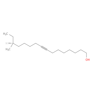 8-Hexadecyn-1-ol, 14-methyl-, (S)-