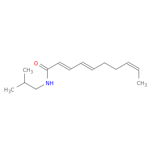 (2E,4E,8Z)-N-(2-甲基丙基)-2,4,8-癸酰胺酰胺