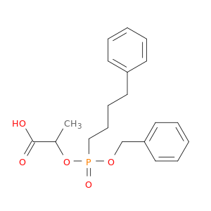 Propanoic acid, 2-[[(4-phenylbutyl)(phenylmethoxy)phosphinyl]oxy]-