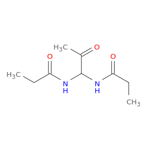 Propanamide, N,N'-(2-oxopropylidene)bis-