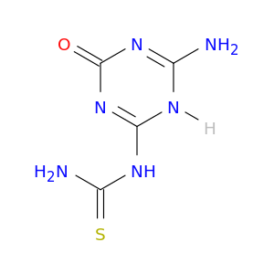 Thiourea, (6-amino-1,4-dihydro-4-oxo-1,3,5-triazin-2-yl)-