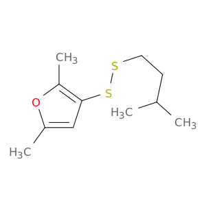 Furan, 2,5-dimethyl-3-[(3-methylbutyl)dithio]-