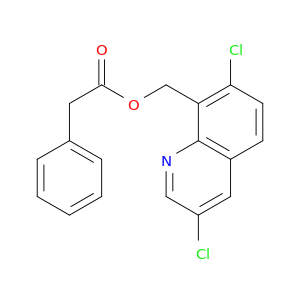 Benzeneacetic acid, (3,7-dichloro-8-quinolinyl)methyl ester