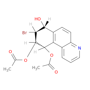 (7r,8s,9r,10s)-8-bromo-7-hydroxy-7,8,9,10-tetrahydrobenzo[f]quinoline-9,10-diyl diacetate