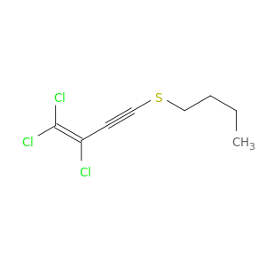 1-Buten-3-yne, 4-(butylthio)-1,1,2-trichloro-