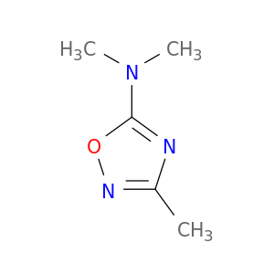 1,2,4-Oxadiazol-5-amine, N,N,3-trimethyl-