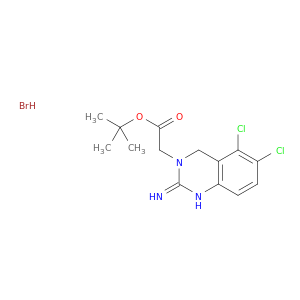 2-(5,6-二氯-2-亚氨基-1,2-二氢喹唑啉-3(4H)-基)乙酸叔丁酯氢溴酸盐