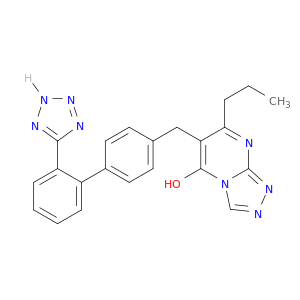 1,2,4-Triazolo[4,3-a]pyrimidin-5-ol,7-propyl-6-[[2'-(2H-tetrazol-5-yl)[1,1'-biphenyl]-4-yl]methyl]-
