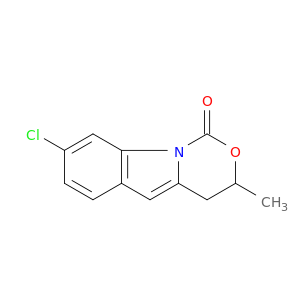 1H-[1,3]Oxazino[3,4-a]indol-1-one, 8-chloro-3,4-dihydro-3-methyl-