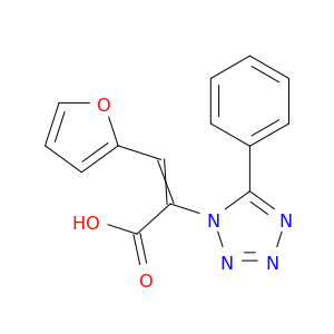 1H-Tetrazole-1-aceticacid, a-(2-furanylmethylene)-5-phenyl-