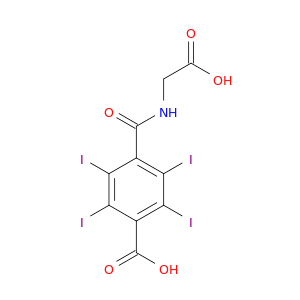 4-[(carboxymethyl)carbamoyl]-2,3,5,6-tetraiodobenzoic acid