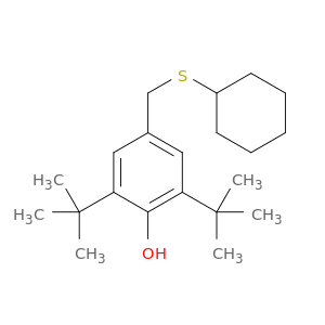 Phenol, 4-[(cyclohexylthio)methyl]-2,6-bis(1,1-dimethylethyl)-