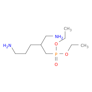 Phosphonic acid, [5-amino-2-(aminomethyl)pentyl]-, diethyl ester