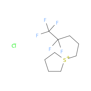 Thiophenium, tetrahydro-1-(4,4,5,5,5-pentafluoropentyl)-, chloride