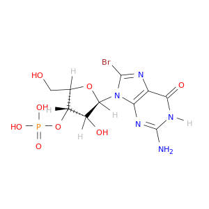 8-bromoguanosine 3'-(dihydrogen phosphate)