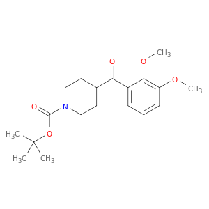 1,1-二甲基乙基4-(2,3-二甲氧基苯甲酰基)-1-哌啶羧酸盐