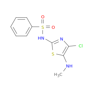 Benzenesulfonamide, N-[4-chloro-5-(methylamino)-2-thiazolyl]-