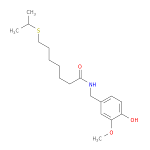 Heptanamide,N-[(4-hydroxy-3-methoxyphenyl)methyl]-7-[(1-methylethyl)thio]-