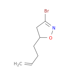 Isoxazole, 3-bromo-5-(3-butenyl)-4,5-dihydro-