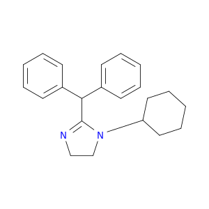 1H-Imidazole, 1-cyclohexyl-2-(diphenylmethyl)-4,5-dihydro-