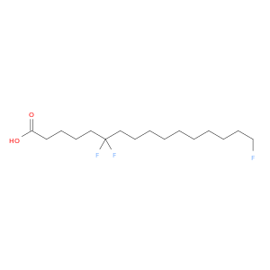 Hexadecanoic acid,6,6,16-trifluoro-