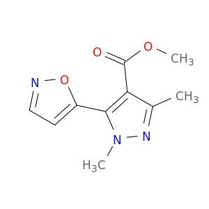 1,3-二甲基-5-(异噁唑-5-基)吡唑-4-羧酸甲酯