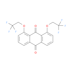 9,10-Anthracenedione, 1,8-bis(2,2,2-trifluoroethoxy)-