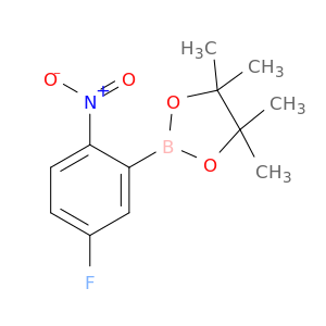 2-(5-氟-2-硝基苯基)-4,4,5,5-四甲基-1,3,2-二氧硼杂环戊烷