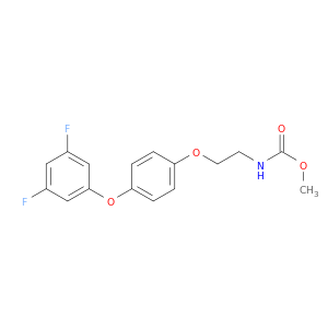 Carbamic acid, [2-[4-(3,5-difluorophenoxy)phenoxy]ethyl]-, methyl ester