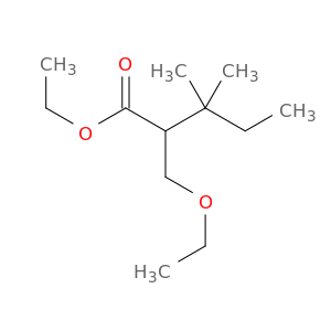 Pentanoic acid, 2-(ethoxymethyl)-3,3-dimethyl-, ethyl ester